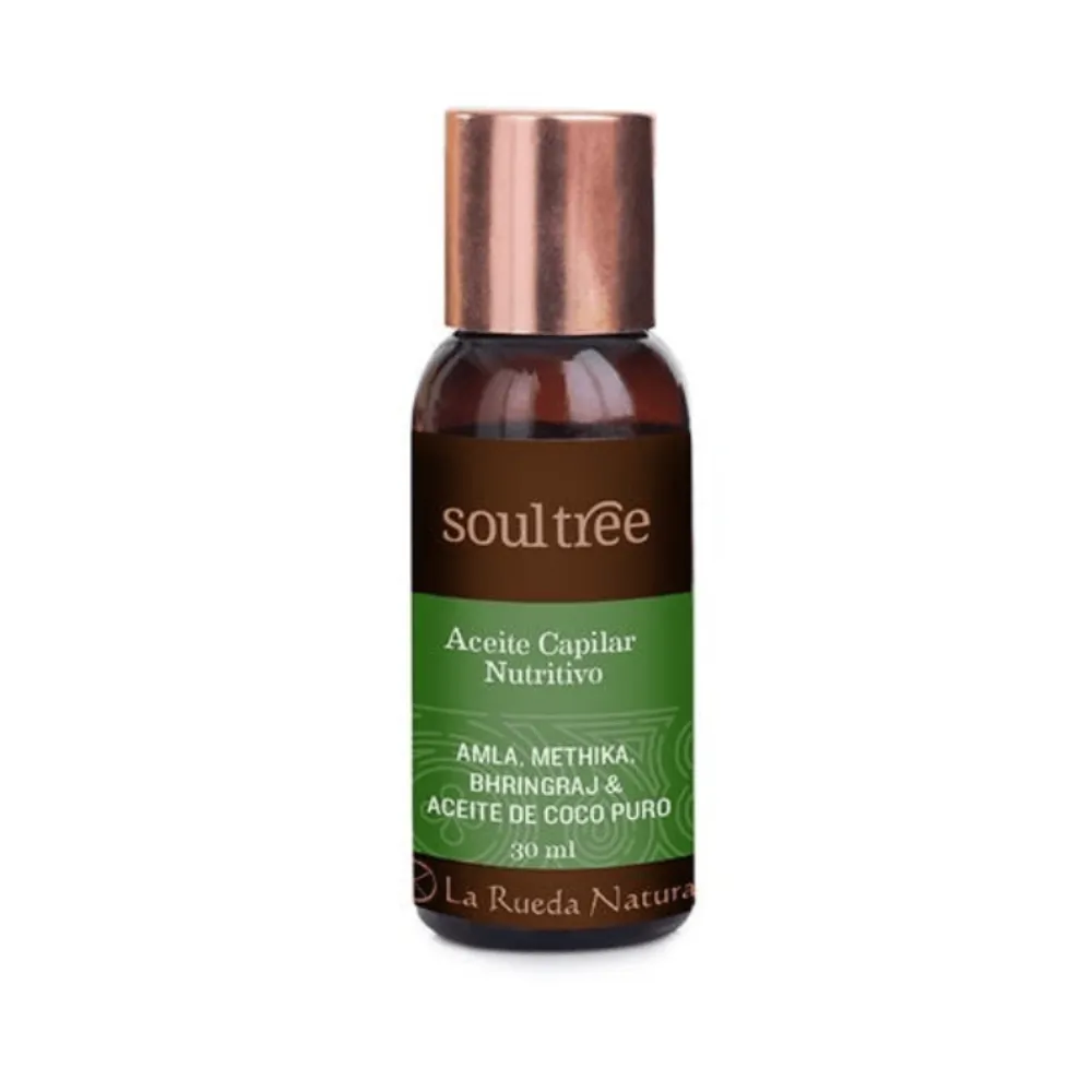 1-Soultree-Aceite-Capilar-Nutritivo-Bhringraj-Amla-y-Coco-30ml.webp Soultree Aceite Capilar Nutritivo: Bhringraj, Amla y Coco 30ml - Imagen 1